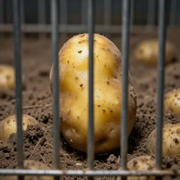 potato in solitary confinement