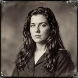 old 35mm daguerreotype photograph of björk