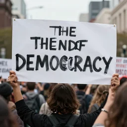 the end of democracy, highly detailed, high quality, high resolution