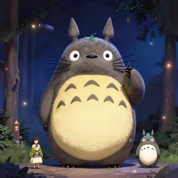 “ animatronic stage show with totoro ”