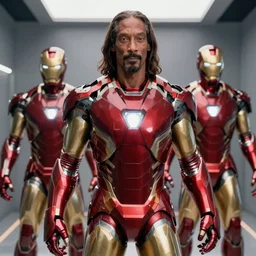 film still of snoop dogg snoop dogg snoop dogg as iron man in new avengers film, 4k