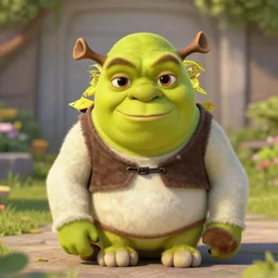 shrek as a cat