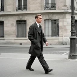 louis ferdinand celine walking in courbevoie 1 9 6 1
