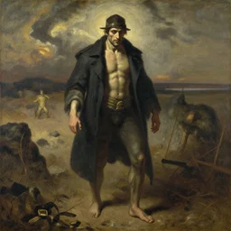 this is hell, oil painting by gustave dore