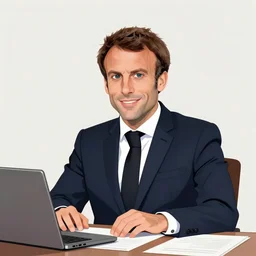 emmanuel macron, cartoon, draw, illustration