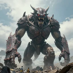 massive incomprehensible creature
