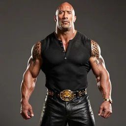 dwayne johnson as jaguar god, by ismail inceoglu