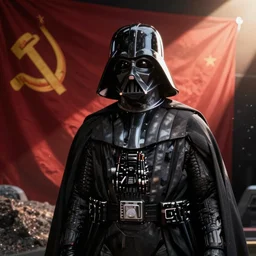 soviet propaganda, darth vader in space