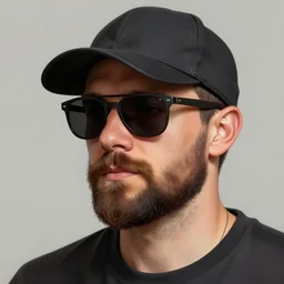 handsome man with a beard wearing sunglasses and cap, Mark Edward Fischbach, intricate, highly detailed, digital painting, artstation, concept art, smooth, sharp focus, illustration, gta v cover art, Unreal Engine 5, 8K, art by artgerm and greg rutkowski and alphonse mucha