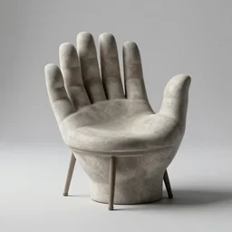 a chair as a hand chair that looks like a hand