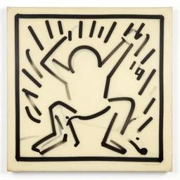 painting by keith harring