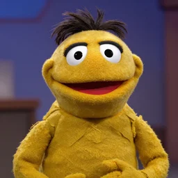 photo of muppet muppet dwight schrute as a muppet