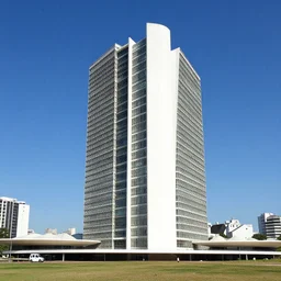 a building by oscar niemeyer