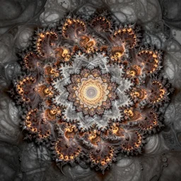 a beautiful 3 d painting of a sprawling intricate fractal populated by mandelbrot fractals by android jones and mandelbrot, volumetric lighting, dynamic lighting, dramatic lighting, high contrast, concept art, carved marble, sacred geometry, religious, magic realism, catholicpunk, stark, trending on artstation