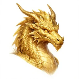 golden dragonborn portrait digital drawing, dnd commission, trending on artstation, detailed