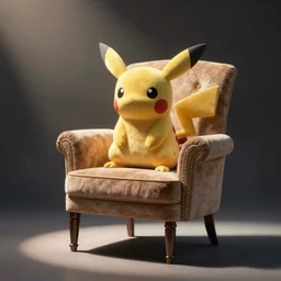 ultra realistic pokemon that looks like a chair