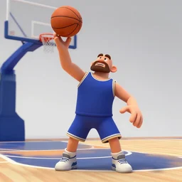 3 d atmospheric ps 5 video game screenshot of caveman extreme basketball