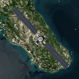 satellite map