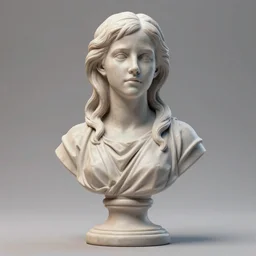 3D resin miniature sculpture of Emma Watson by Jean-Baptiste Carpeaux and Luo Li Rong, prefect symmetrical face, full body shot, academic art, realistic, 8K, Product Introduction Photo, Hyperrealism. Subsurface scattering, raytracing, Octane Render, Zbrush, simple background