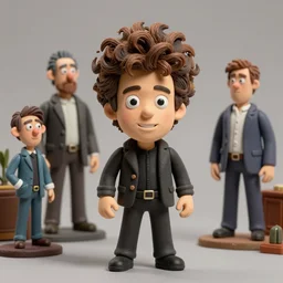 a caricature of bob dylan as a funny pixar character claymation action figure, high quality, 8 k, soft lighting, diorama, realistic materials, by frank frazetta, simon bisley, jack kirby, marlene dumas