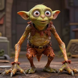 gollum has giant chicken legs instead of his legs