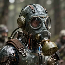 biomechanical dieselpunk undwad in a gas mask 4 k unreal engine artstation cinematic mood lighting by emil melmoth h r giger brian froud gustave dore albrecht durer hieronymus bosch greg rutkowaki