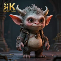 full body pose, hyperrealistic photograph of a cute goblin monster, dim volumetric lighting, 8 k, octane beautifully detailed render, extremely hyper detailed, intricate, epic composition, cinematic lighting, masterpiece, trending on artstation, very very detailed, stunning, hdr, smooth, sharp focus, high resolution, award, winning photo, dslr, 5 0 mm