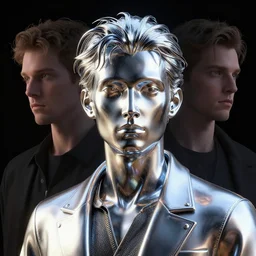 portrait of epic reflect chrome, 8 k uhd, unreal engine, octane render in the artstyle of finnian macmanus, john park and greg rutkowski