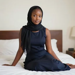 kanaya maryam on the bed, she's right there