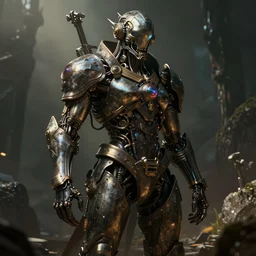 biomechanical dieselpunk keeper of secrets 4 k unreal engine artstation cinematic mood lighting by emil melmoth h r giger brian froud gustave dore albrecht durer hieronymus bosch greg rutkowaki