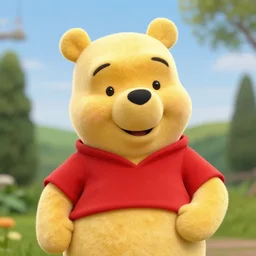 realistic Xi Jinping cosplaying as Winnie The Pooh high resolution