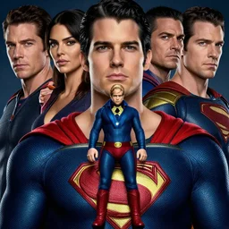 a fancy close up of Man of Steel cast as Kendall Jenner by Greg Rutkowski, Sung Choi, Mitchell Mohrhauser, Maciej Kuciara, Johnson Ting, Maxim Verehin, Peter Konig, 8k photorealistic, cinematic lighting, HD, high details, dramatic, trending on artstation, full body shot