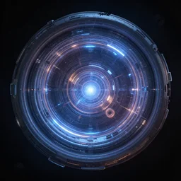 sci - fi circle rendered in octane