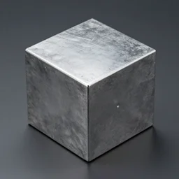 metallic cube