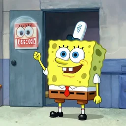 spongebob doing life in prison with no parole, concept art, trending on artstation