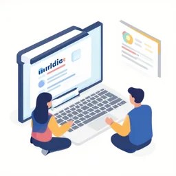 isometric flat art graphic for blog intros that is exciting and promotional