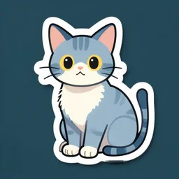 sphinx cat sticker,