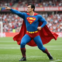 Superman as a football manager