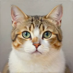 painting of a cat