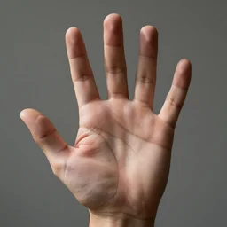 very beautiful five fingers open hand, realism, extreme detail, real life, soft light, volumetric light, 3 d shadows, james jean, photoshoot