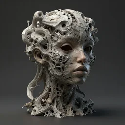 an object that is incomprehensibly complex, impossible geometry, cant be understood, unreal engine 5, high detailed, octane render, weird, unusual, odd, corrupted, woman