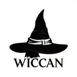 wiccan logo of a witch\'s hat, vector logo, professional logo, svg