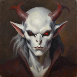 portrait of Chaos Eater, oil on canvas