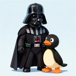 darth vader meeting pingu