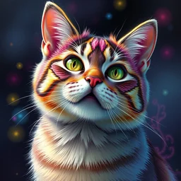 a cat by lisa frank