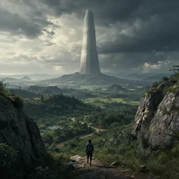 the end of the world, epic landscape, cinematic by greg rutkowski and wlop
