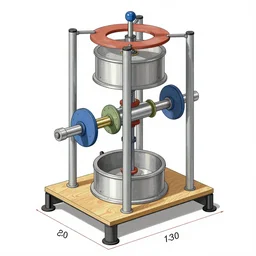 working diagrams for a simple operational perpetual motion machine