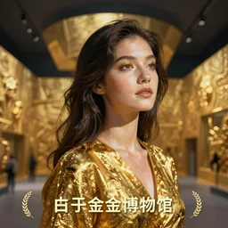 portrait in jiufen gold museum taiwan digital art
