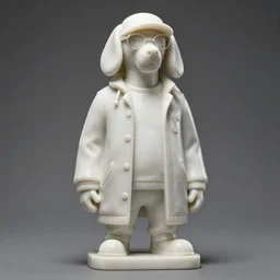 marble statue of snoop dog, 4 k, trending on artstation