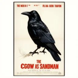 the crow as sandman, 1 9 2 0 movie poster
